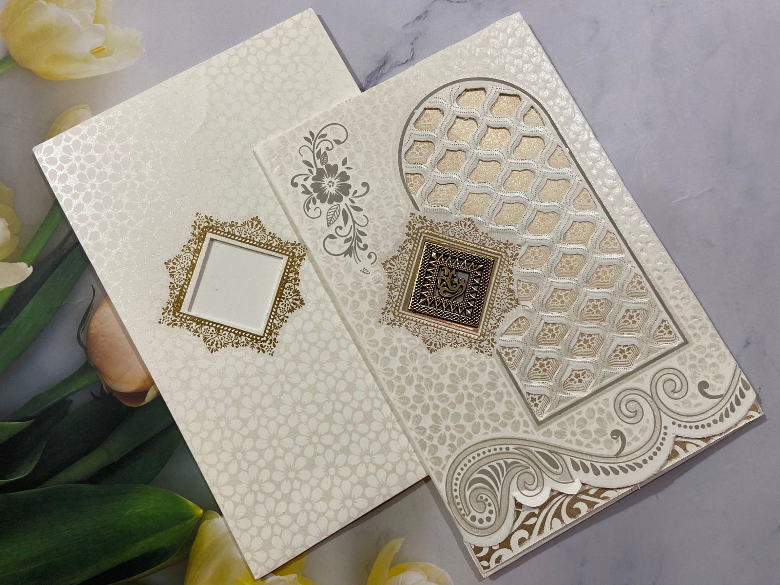 Gulshan Card Collection Designer Wedding Invitation Card (Pack of 50)