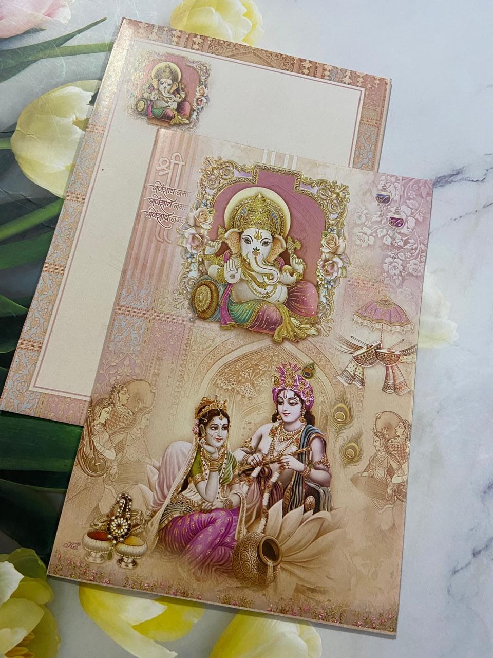 Gulshan Card Collection Designer Wedding Invitation Card (Pack of 50) 