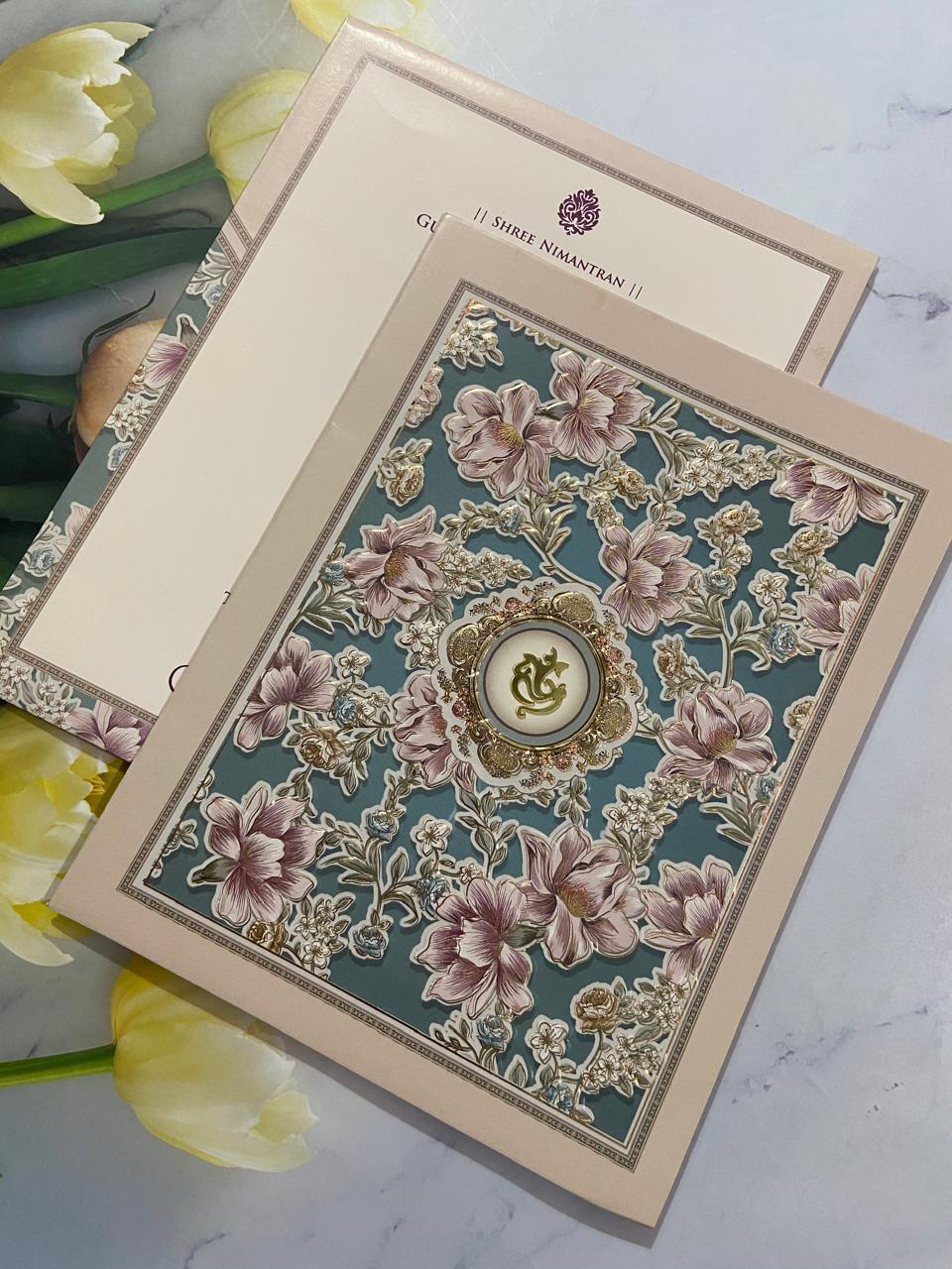 Gulshan Card Collection Designer Wedding Invitation Card (Pack of 50)