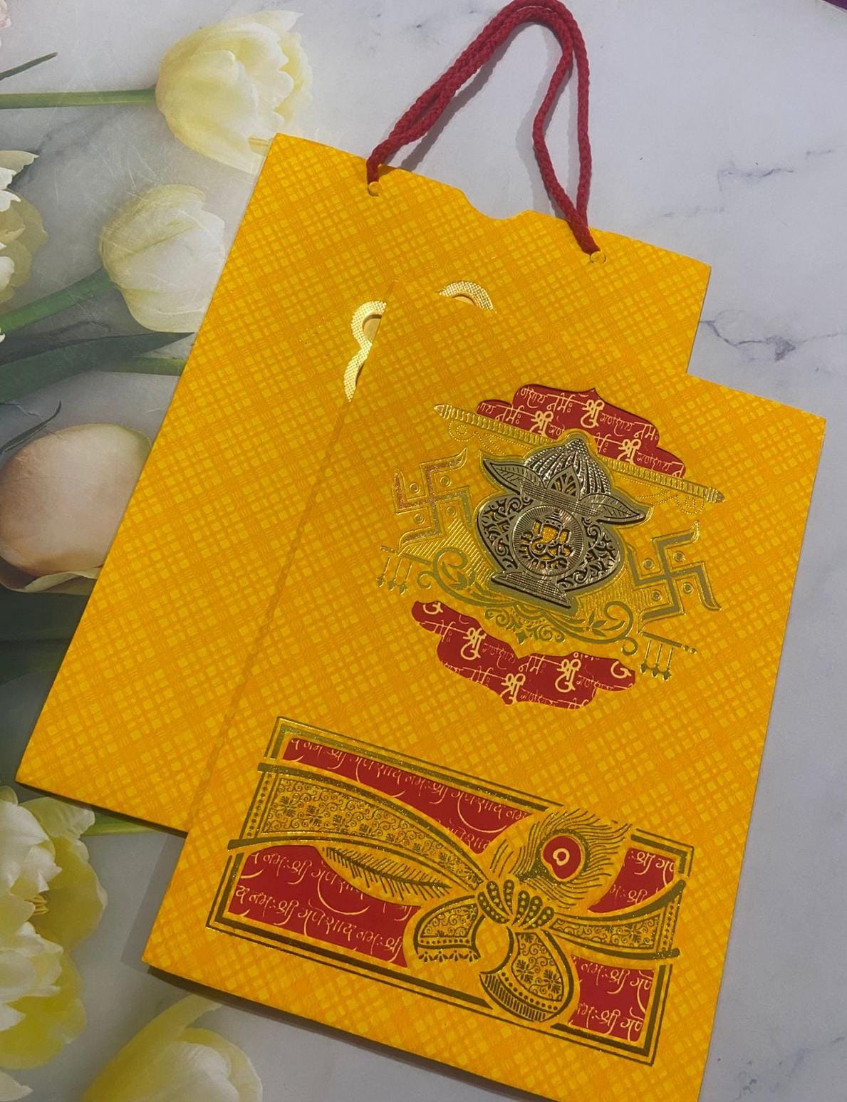 Gulshan Card Collection Designer Wedding Invitation Card (Pack of 50) 