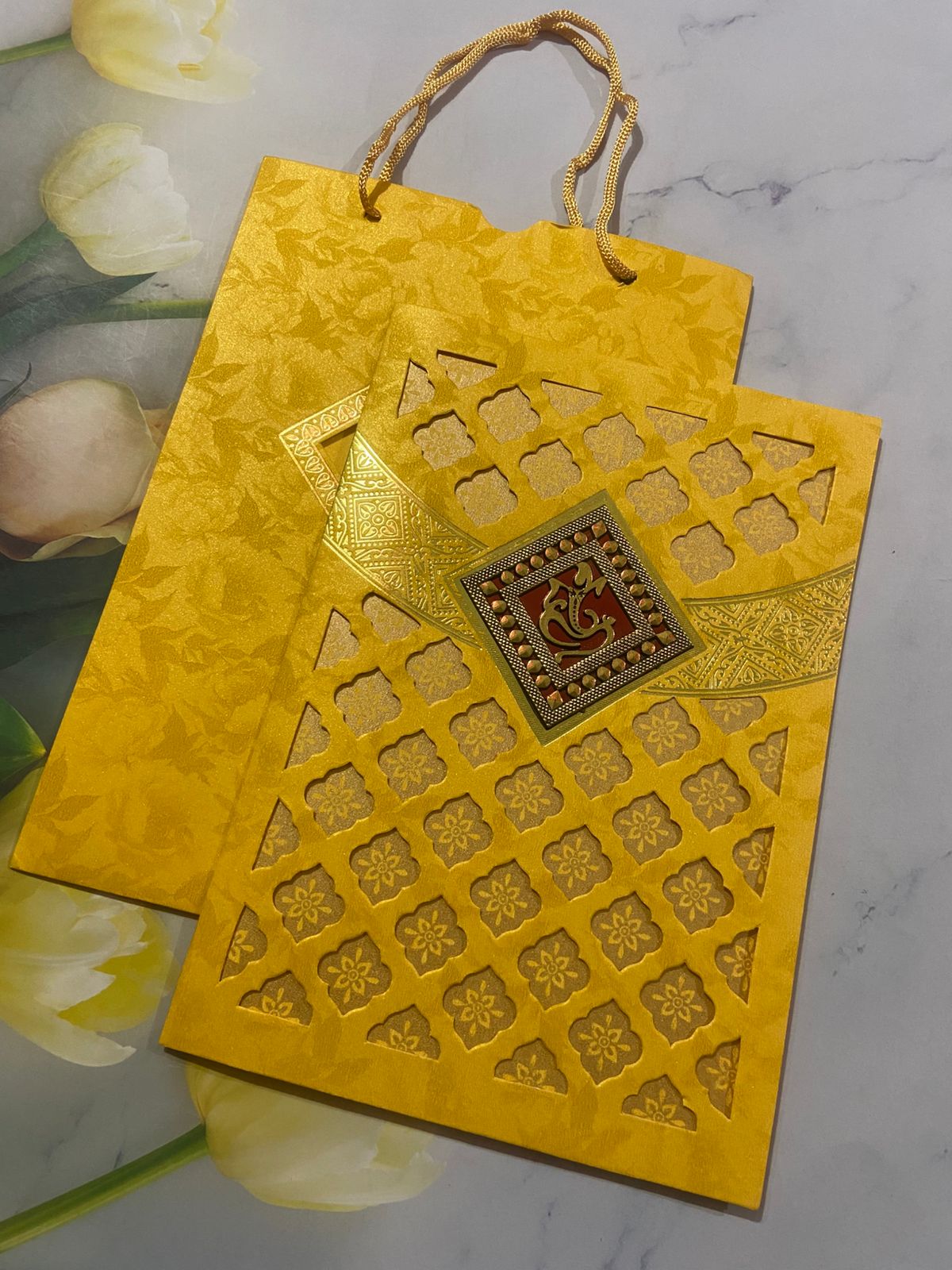 Gulshan Card Collection Designer Wedding Invitation Card (Pack of 50) 