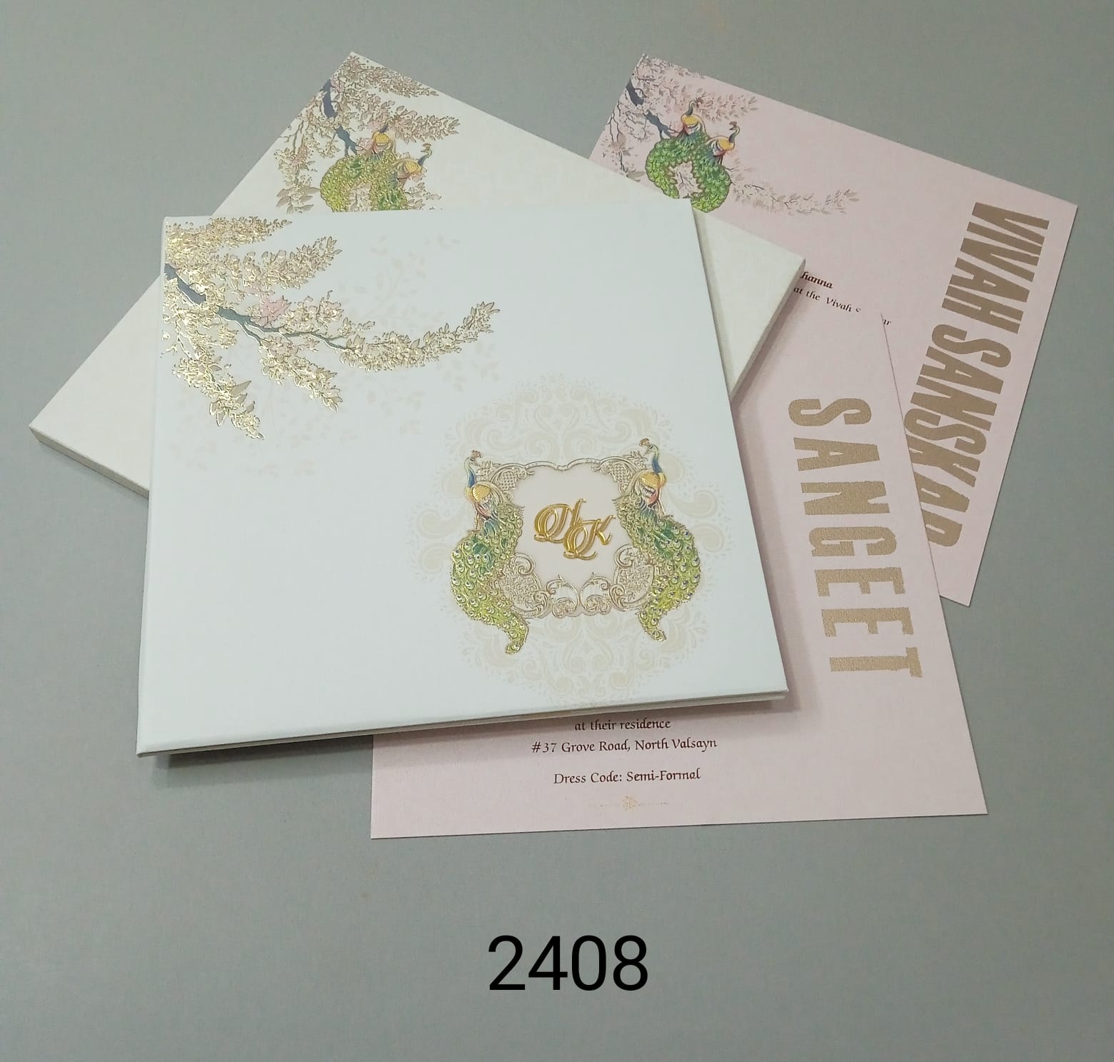 Gulshan Card Collection Designer Wedding Cards for Marriage Invitation (Pack of 50)