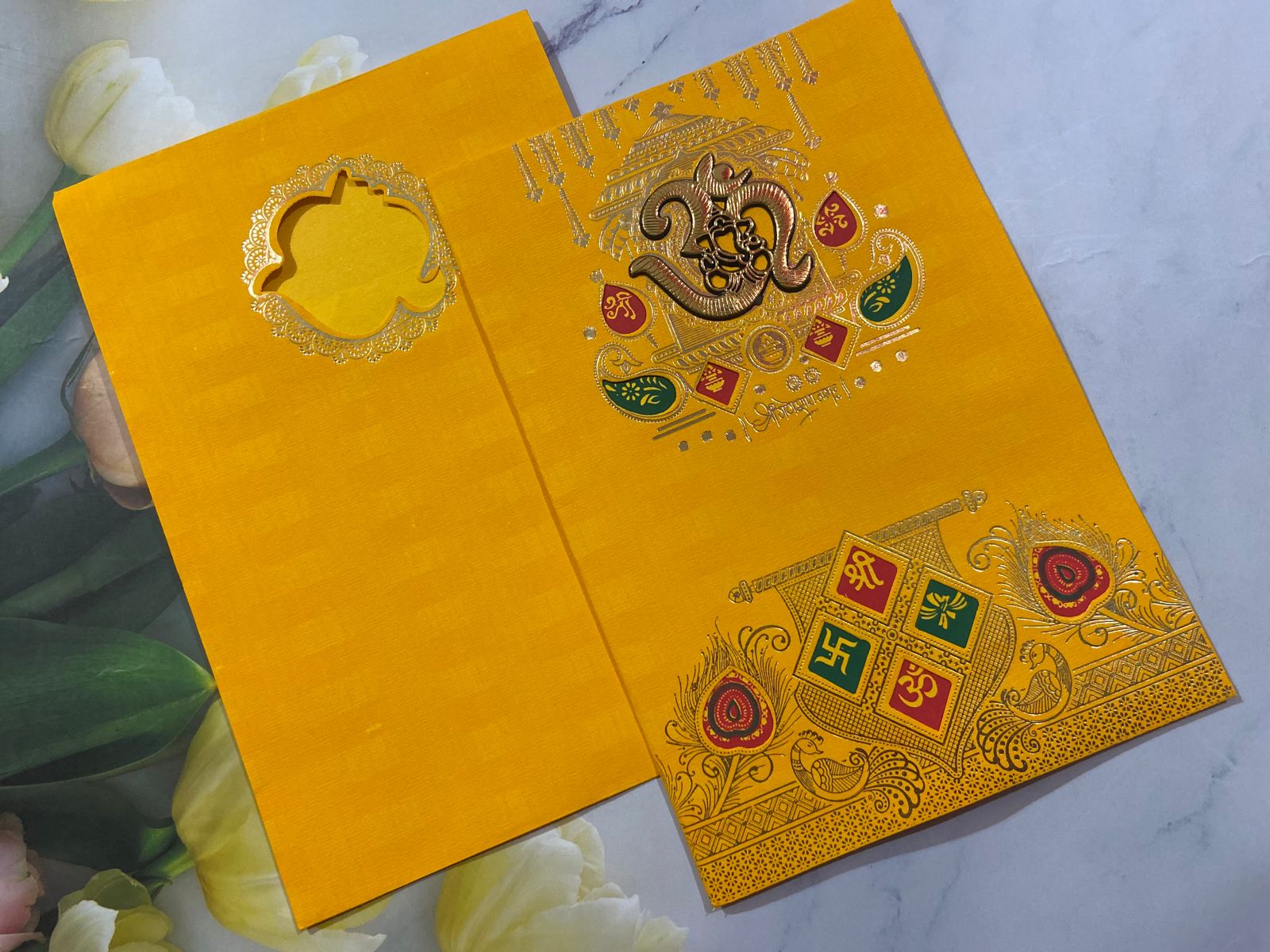 Gulshan Card Collection Designer Wedding Invitation Card (Pack of 50) 