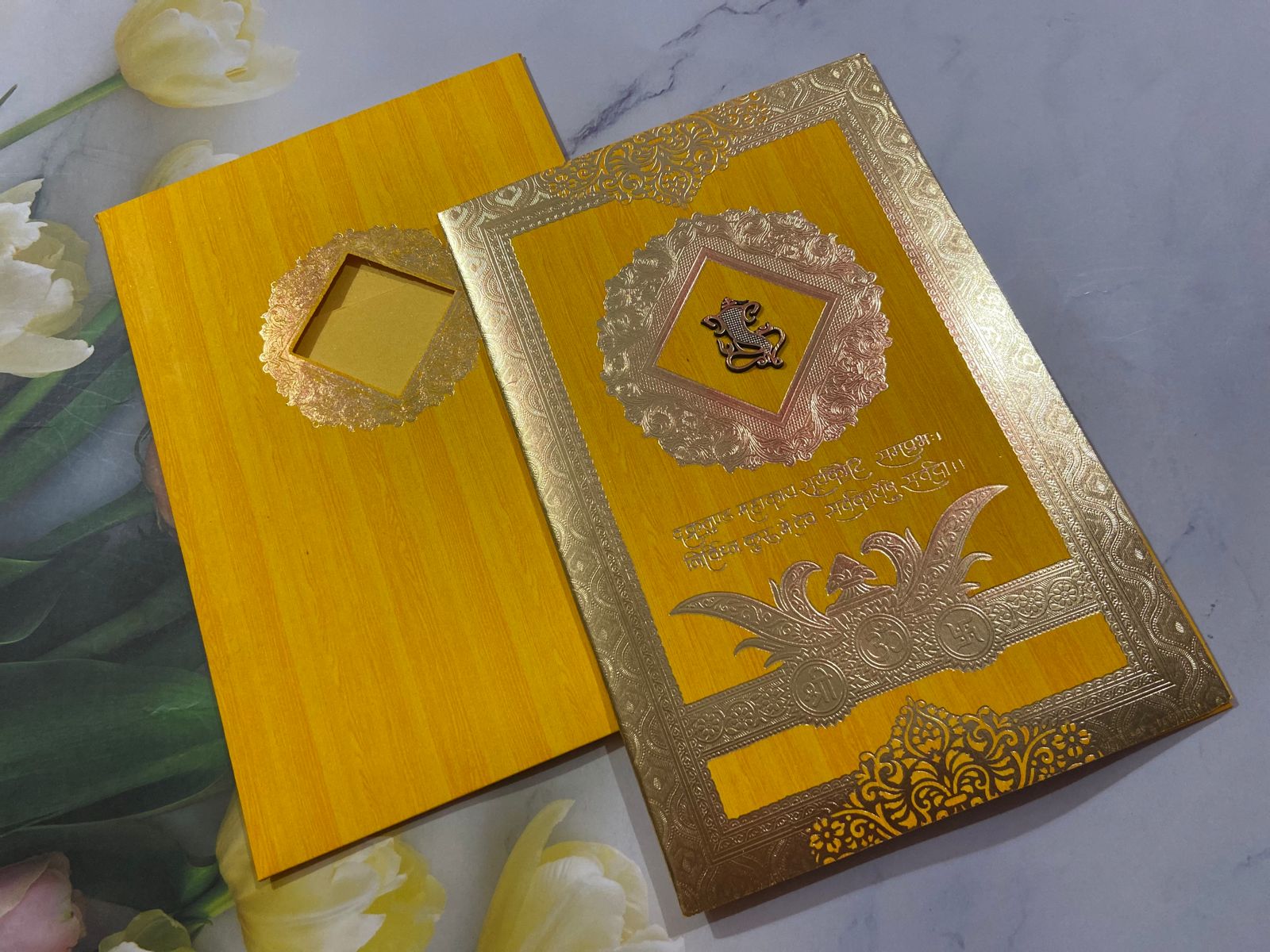 Gulshan Card Collection Designer Wedding Invitation Card (Pack of 50) 