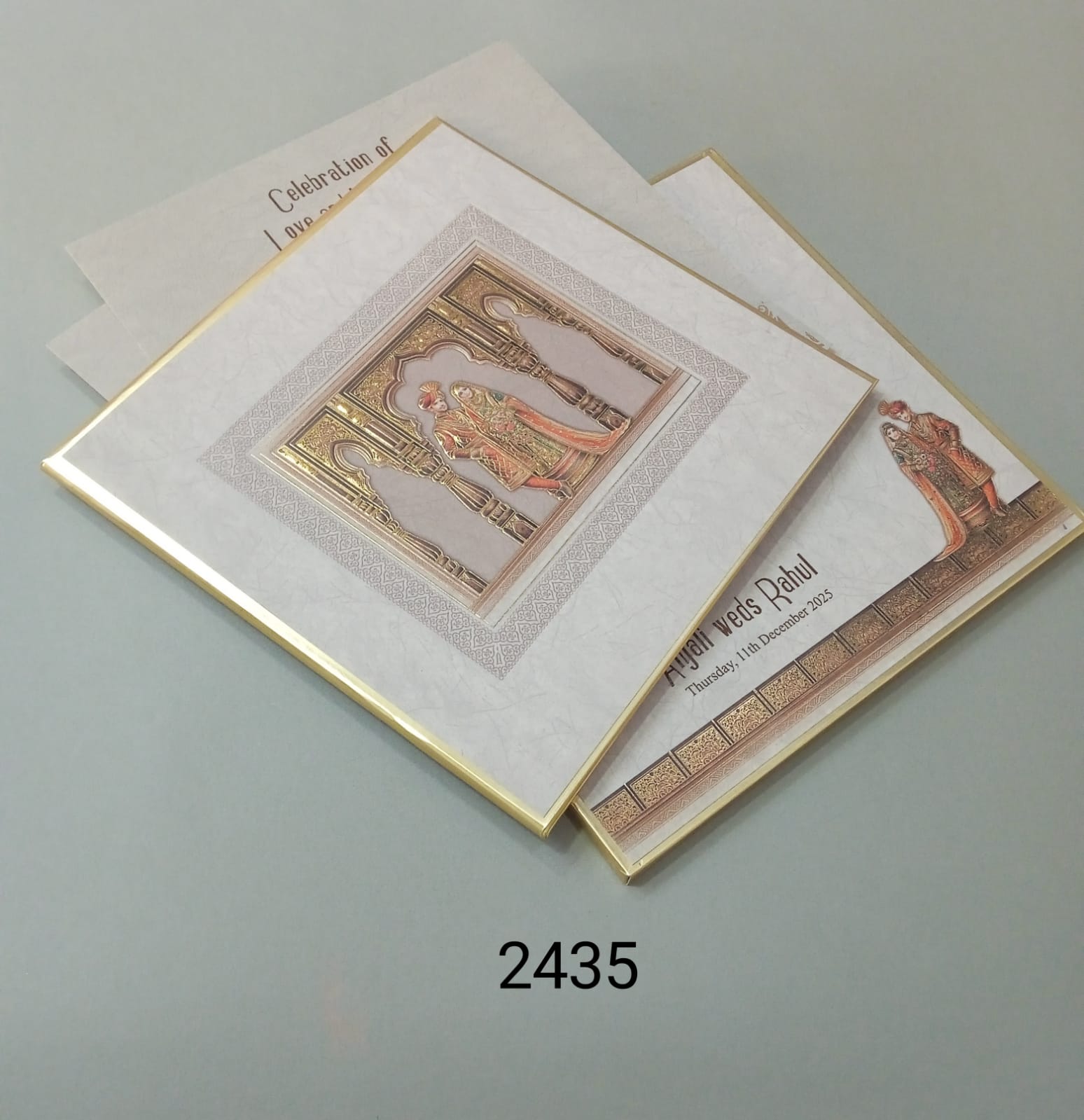 Gulshan Card Collection Designer Wedding Cards for Marriage Invitation (Pack of 50)