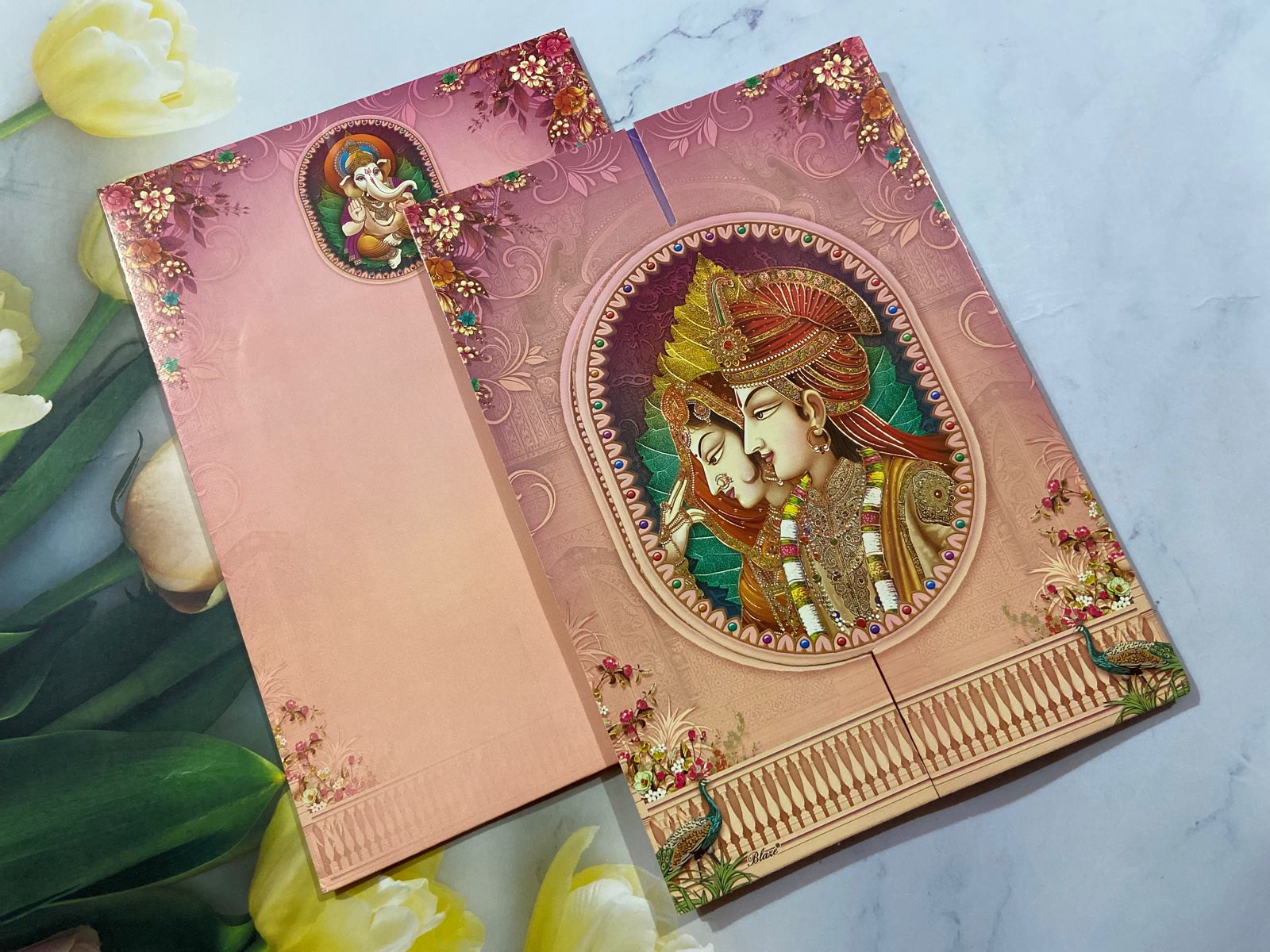 Gulshan Card Collection Designer Wedding Invitation Card (Pack of 50)