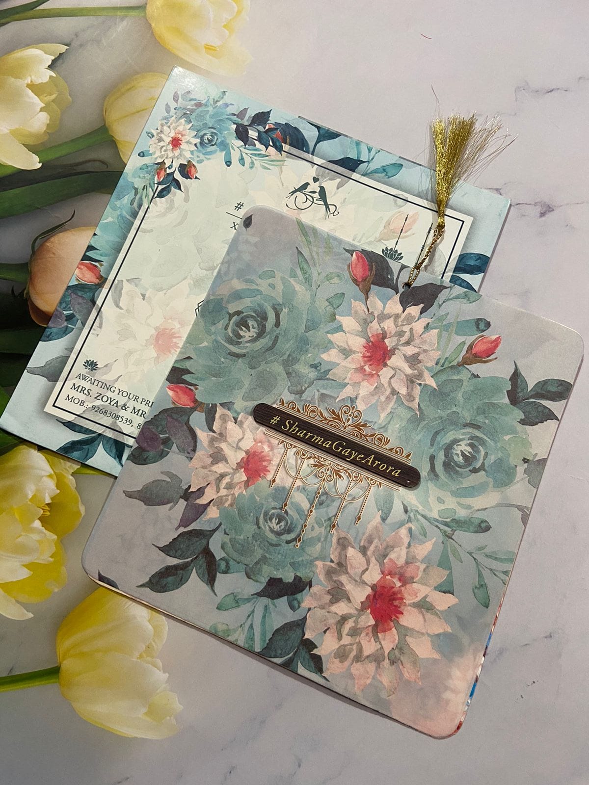 Gulshan Card Collection Designer Wedding Invitation Card (Pack of 50)