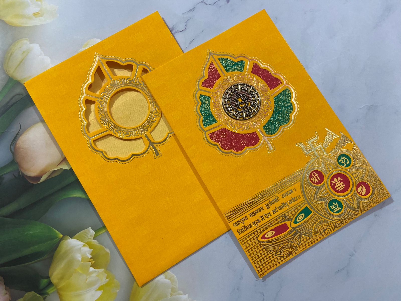 Gulshan Card Collection Designer Wedding Invitation Card (Pack of 50)