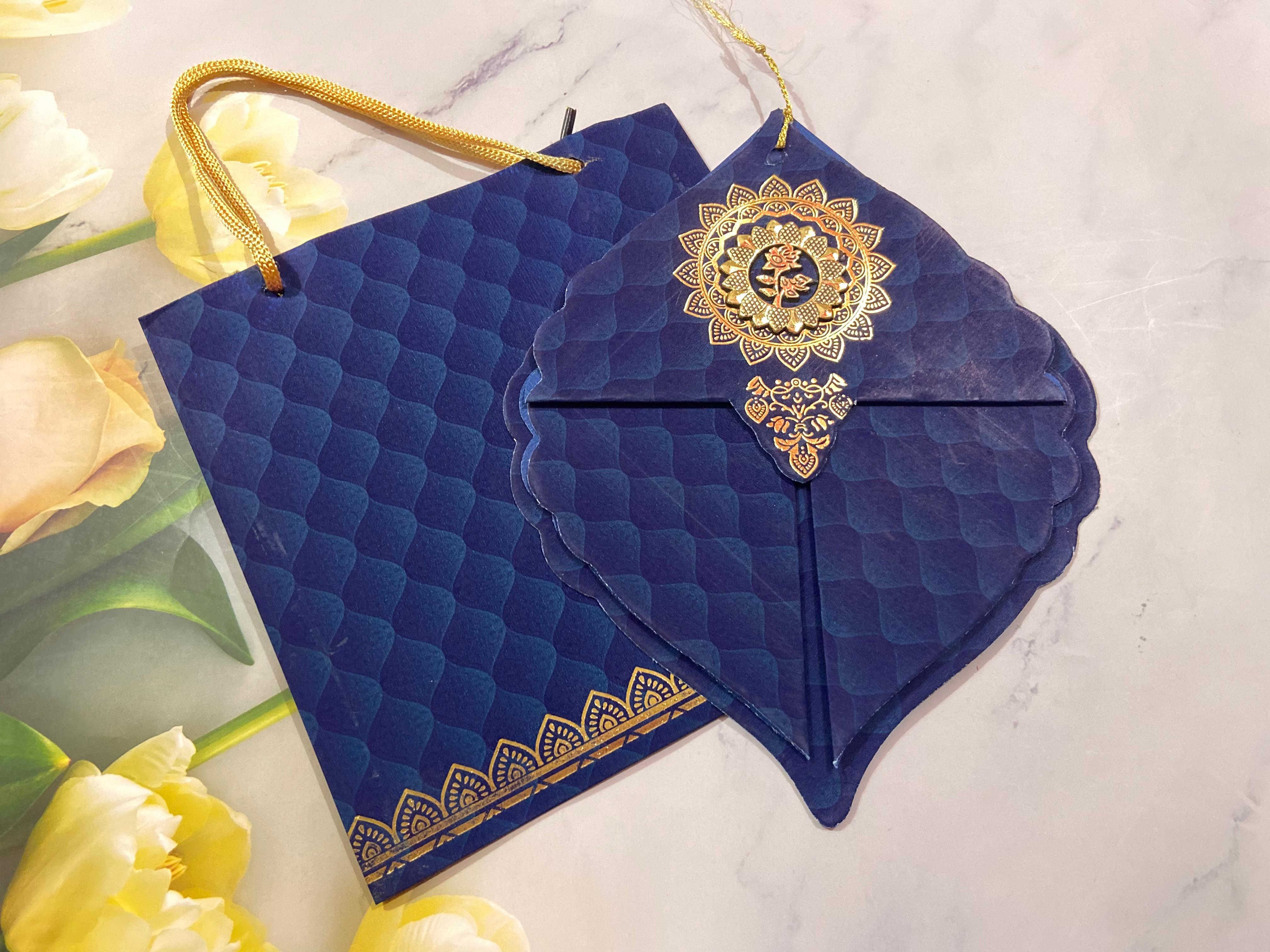 Gulshan Card Collection Designer Wedding Invitation Card (Pack of 50) 