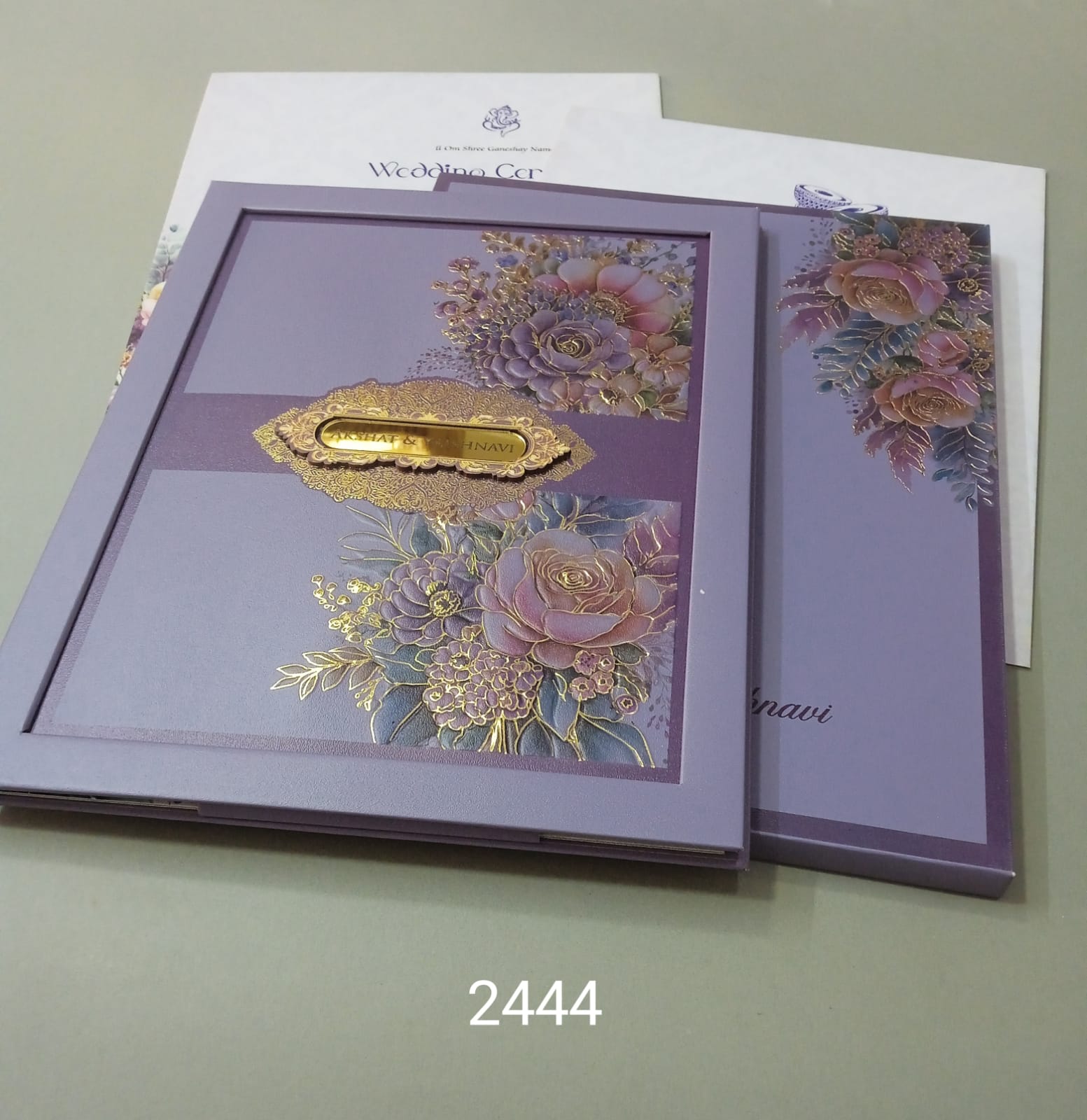 Gulshan Card Collection Designer Wedding Invitation Card (Pack of 50)