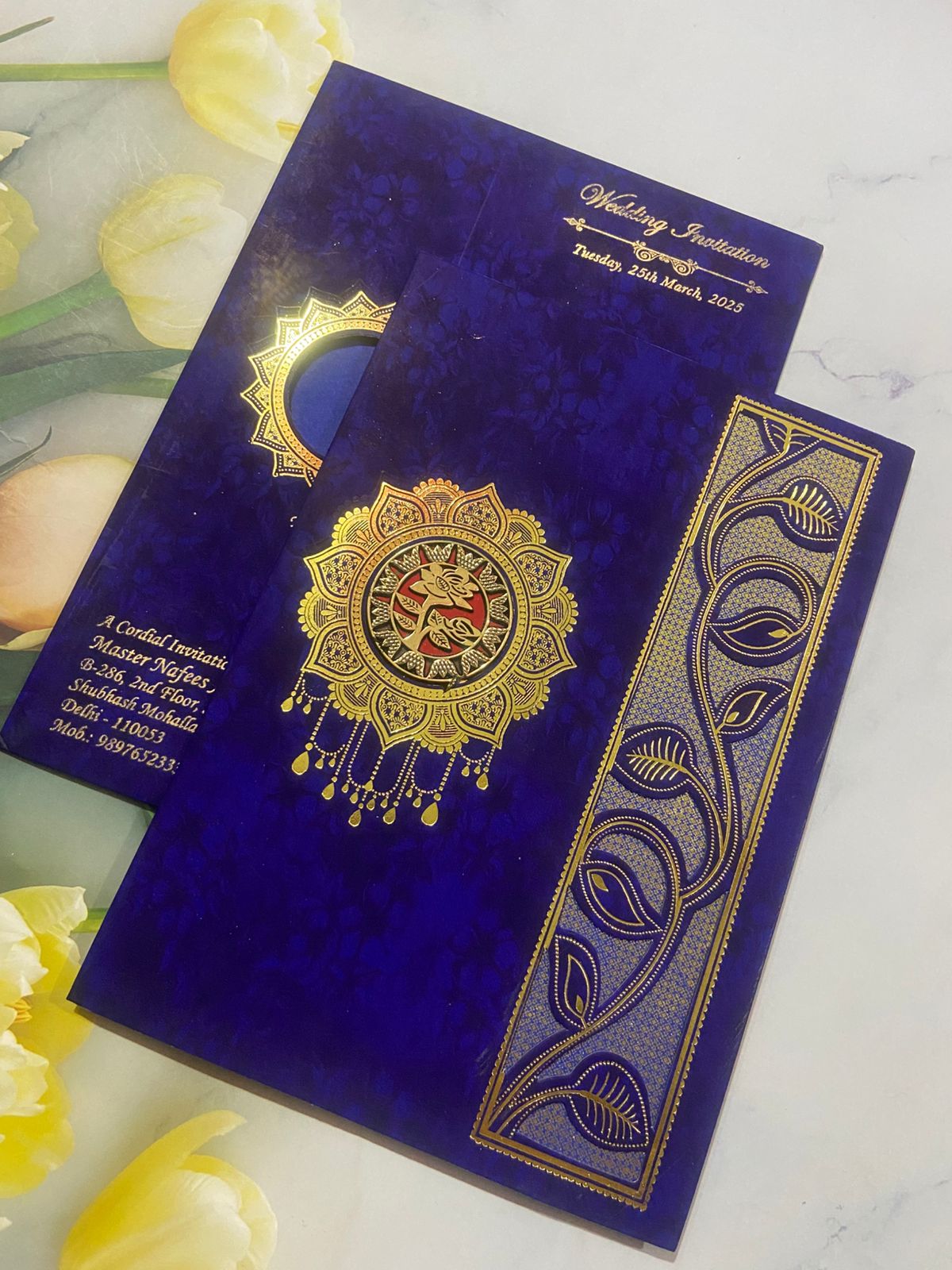 Gulshan Card Collection Designer Wedding Invitation Card (Pack of 50) 