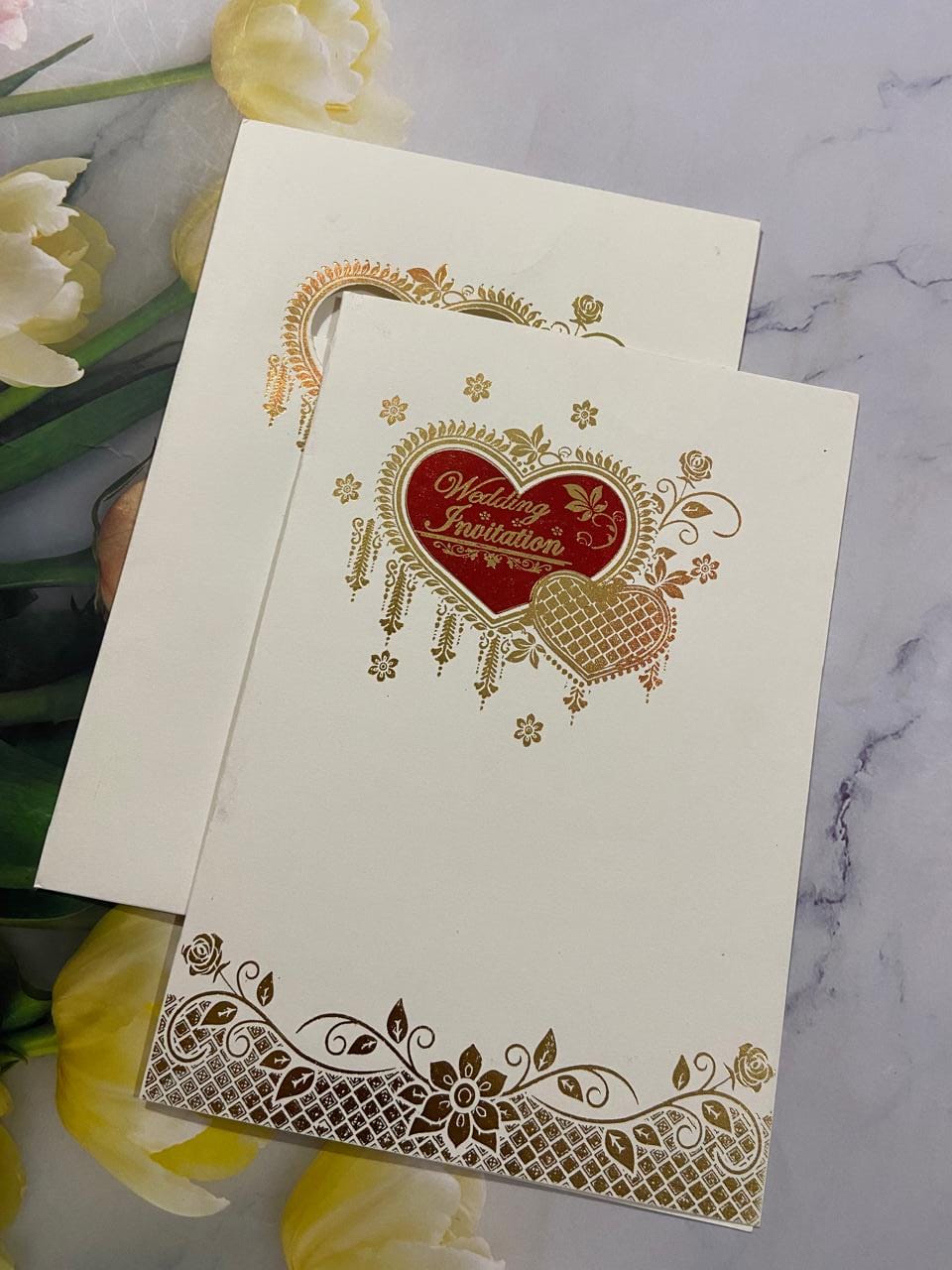 Gulshan Card Collection Designer Wedding Invitation Card (Pack of 50) 