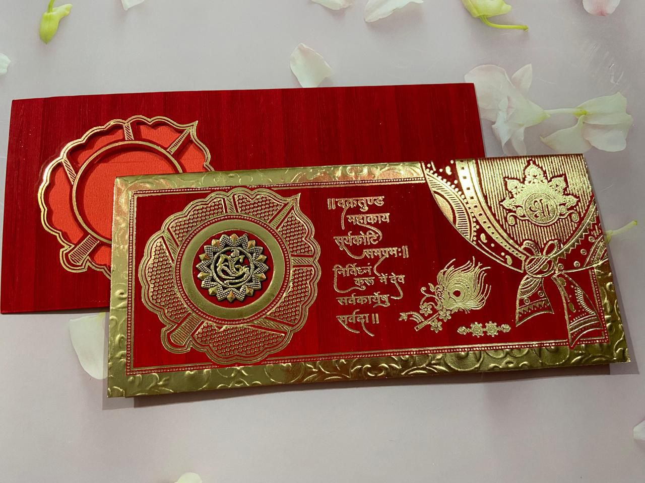 Gulshan Card Collection Designer Wedding Invitation Card (Pack of 50) 