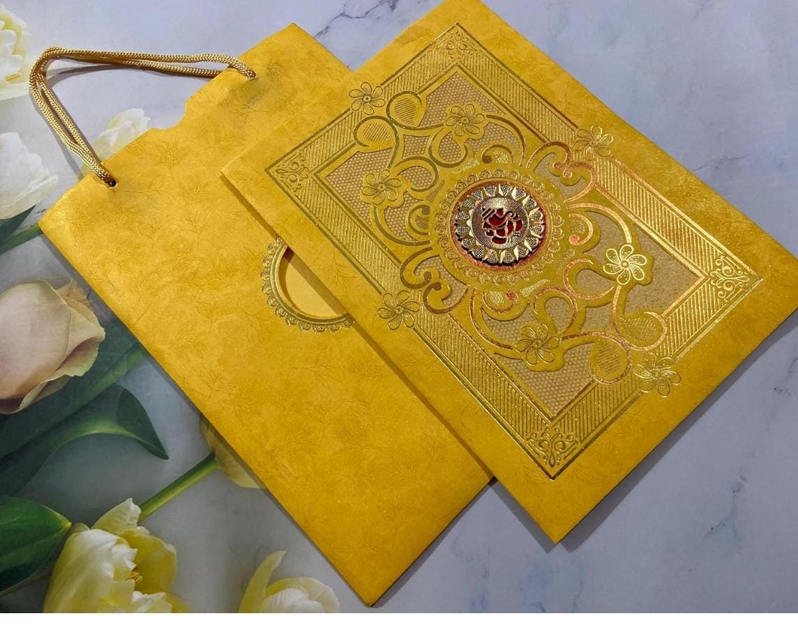 Gulshan Card Collection Designer Wedding Invitation Card (Pack of 50) 