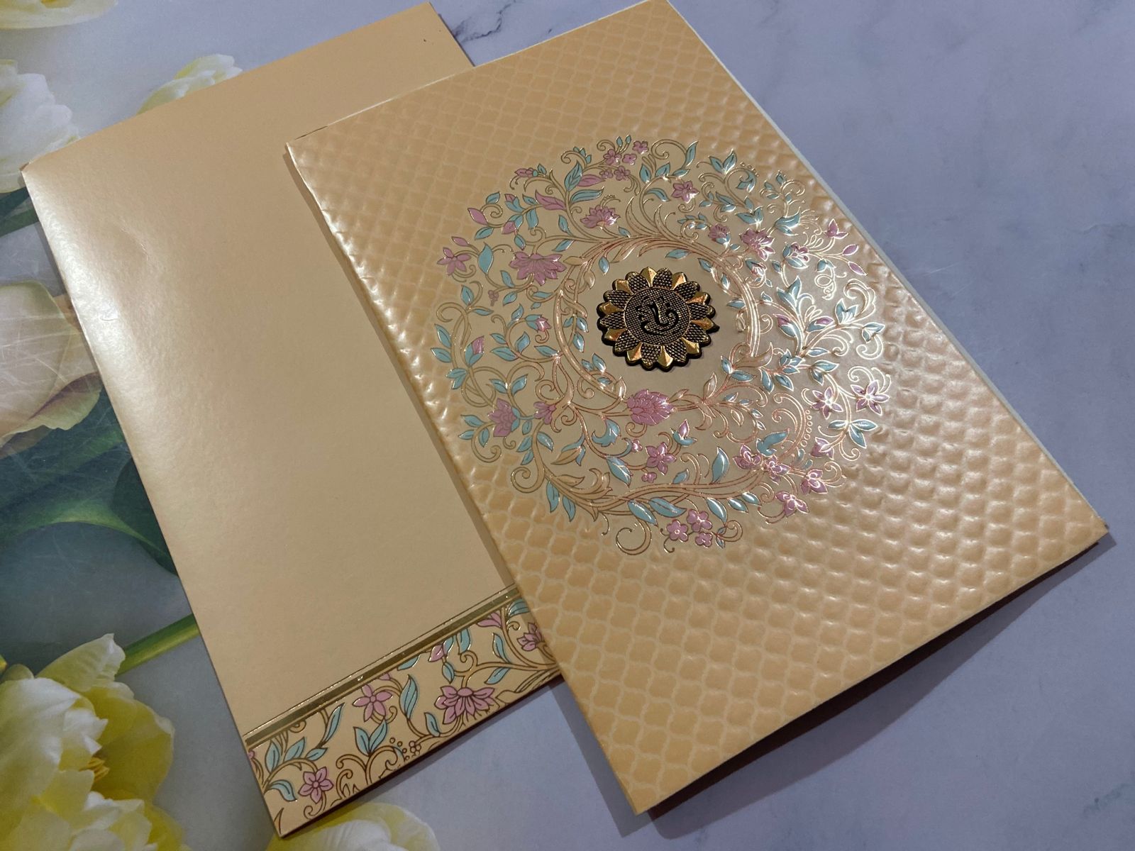 Gulshan Card Collection Designer Wedding Invitation Card (Pack of 50) 