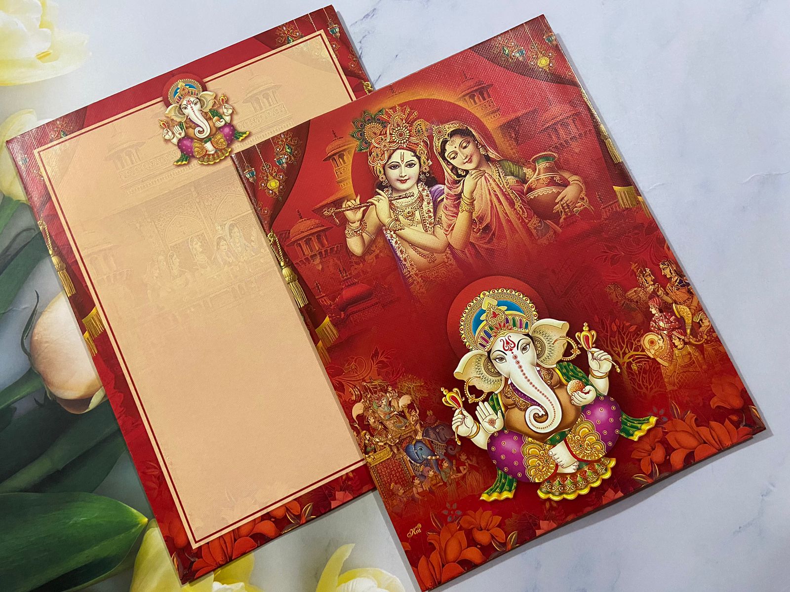 Gulshan Card Collection Designer Wedding Invitation Card (Pack of 50)